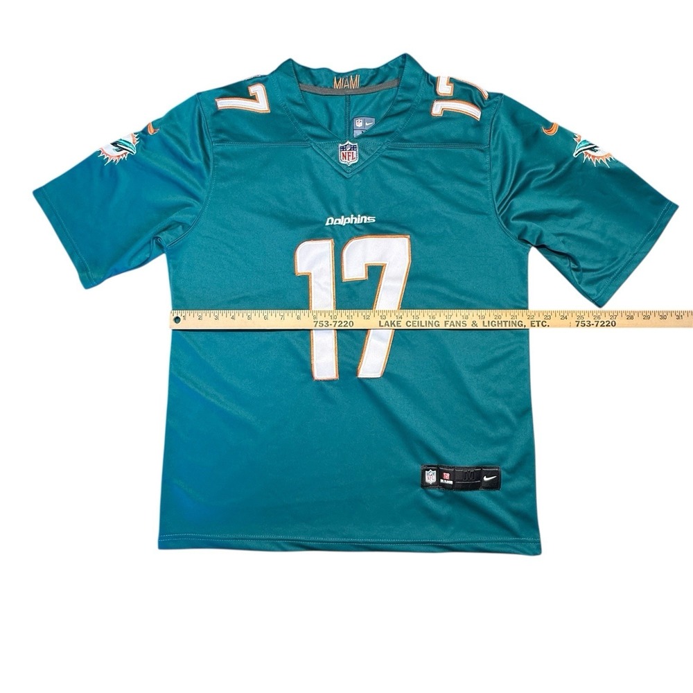 Nike NFL Miami Dolphins Jaylen Waddle #17 On Field Jersey Men's‎ Medium Stitched - Picture 10 of 10